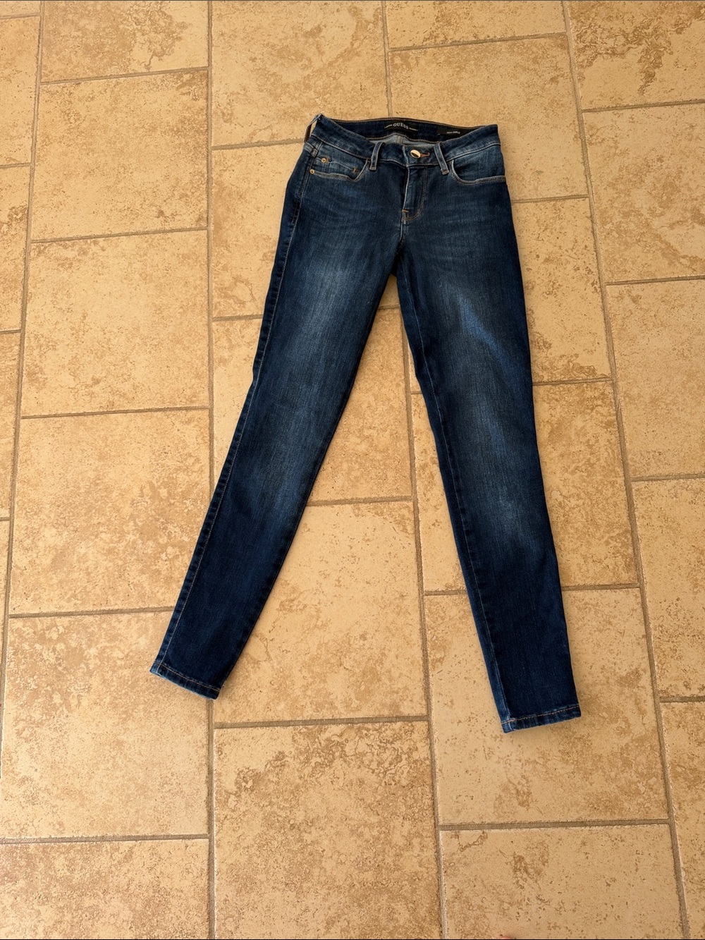 Guess Women’s Dark Indigo Skinny Jeans